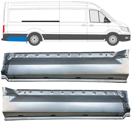 Reperaturka błotnika tylnego do Volkswagen Crafter / MAN THE 2017- / XLWB / Zestaw 11597