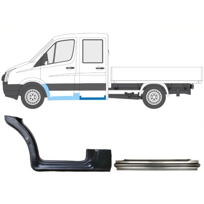 Zestaw reperaturek do Volkswagen Crafter 2005-2017 / Lewa / 15539