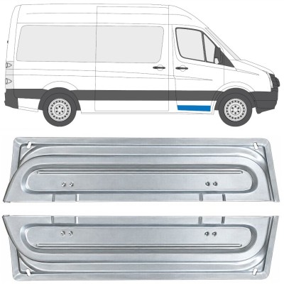 Reperaturka drzwi przednich wewnętrzna do Volkswagen Crafter 2005-2017 / Lewa+Prawa / Zestaw 17058