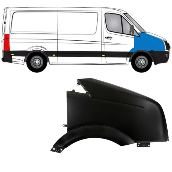 Błotnik przedni do Volkswagen Crafter 2005-2017 / Prawa 15352
