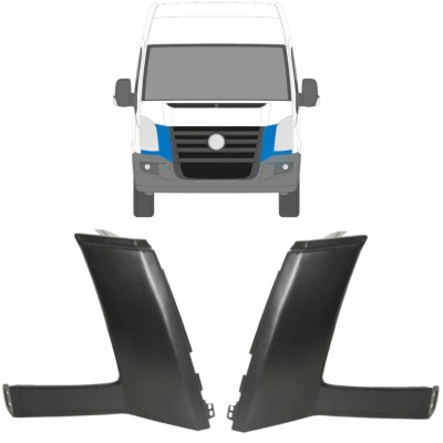 Listwa podreflektorowa do Volkswagen Crafter 2005-2011 / Lewa+Prawa / Zestaw 16856