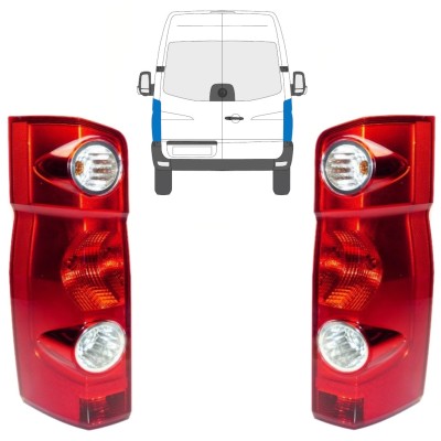 Lampa tylna do Volkswagen Crafter 2005-2017 / Lewa+Prawa / Zestaw 15574