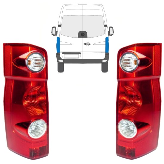Lampa tylna do Volkswagen Crafter 2005-2017 / Lewa+Prawa / Zestaw 15574