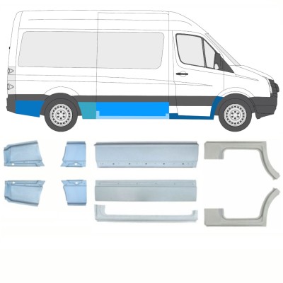 Zestaw reperaturek do Volkswagen Crafter 2005-2017 / Lewa+Prawa / 15541