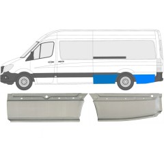 Reperaturka błotnika tylnego do Mercedes Sprinter 2006-2018 / Lewa / Zestaw 10514