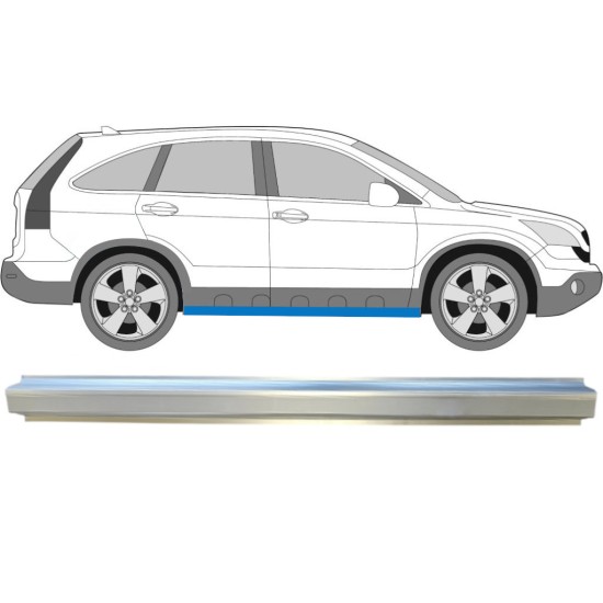 Reperaturka progu do Honda CR-V 2006-2011 / Lewa = Prawa (symetryczny) 14770 Reperaturka progu do Honda CR-V 2006-2011 / Lewa = Prawa (symetryczny) 14770