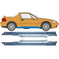 Pełny próg do Honda Civic Del Sol 1992-1998 / Lewa+Prawa / Zestaw 10537