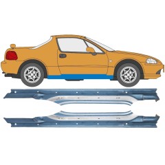 Pełny próg do Honda Civic Del Sol 1992-1998 / Lewa+Prawa / Zestaw 10537