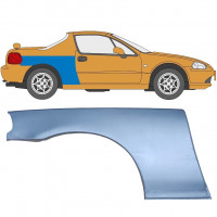 Reperaturka błotnika tylnego do Honda Civic CRX Del Sol 1992-1998 / Prawa 5649