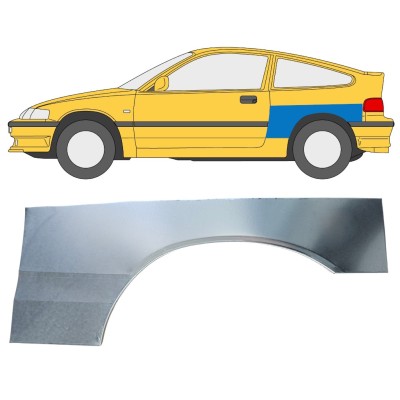 Reperaturka błotnika tylnego do Honda CRX 1987-1992 / Lewa 16338