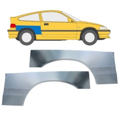 Reperaturka błotnika tylnego do Honda CRX 1987-1992 / Lewa+Prawa / Zestaw 16339