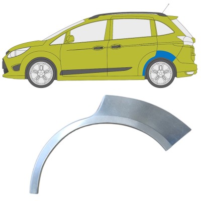 Reperaturka błotnika tylnego do Ford C-Max 2010-2019 Grand / Lewa 15874