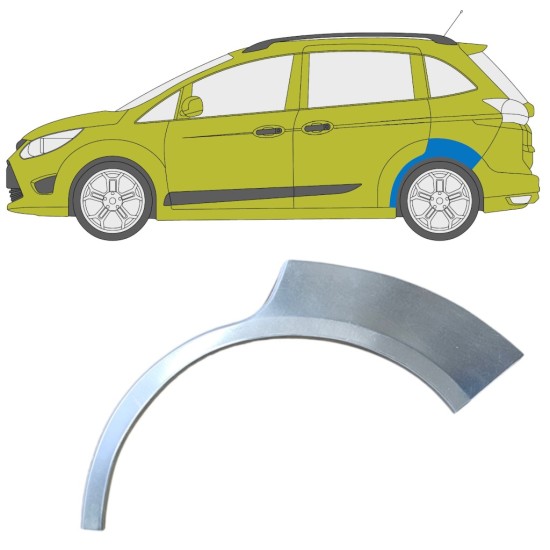 Reperaturka błotnika tylnego do Ford C-Max 2010-2019 Grand / Lewa 15874