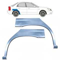 Reperaturka błotnika tylnego do Daewoo Nubira 1997-2004 / Lewa+Prawa / Zestaw 11094
