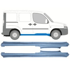 Pełny próg do Fiat Doblo 2001-2010 / Lewa+Prawa / Zestaw 11465