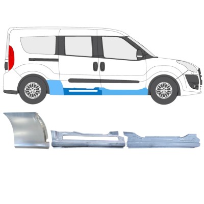 Zestaw reperaturek do Fiat Doblo 2010-2022 / Prawa / 15000