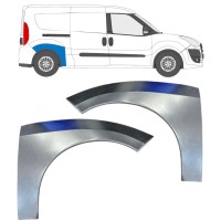 Reperaturka błotnika tylnego do Fiat Doblo 2010-2022 / Lewa+Prawa / Zestaw 15038