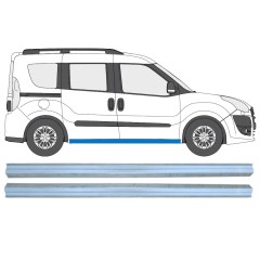 Reperaturka progu do Opel Combo D 2011-2018 / Lewa+Prawa / Zestaw 15363