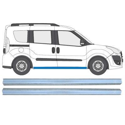 Reperaturka progu do Fiat Doblo 2010-2022 / Lewa+Prawa / Zestaw 15361