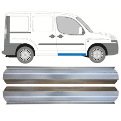 Reperaturka progu drzwi przednich do Fiat Doblo 2001-2010 / Lewa+Prawa / Zestaw 14622