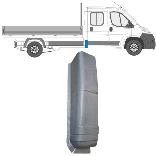 Reperaturka narożnika tylnego do Fiat Ducato 2006-2026 / Prawa 16614