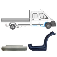 Zestaw reperaturek do Fiat Ducato 2006-2014 / Prawa / Podwójna kabina / 14796