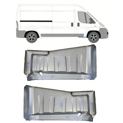 Reperaturka stopnia do Fiat Ducato 2006-2014 / Lewa+Prawa / Zestaw 15061