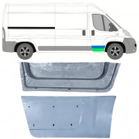 Reperaturka drzwi przednich wewnętrzna + zewnętrzna do Fiat Ducato 2006- / Prawa / Zestaw 12004