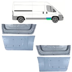 Reperaturka drzwi przednich wewnętrzna + zewnętrzna do Citroen Jumper 2006-2025 / Zestaw 14330