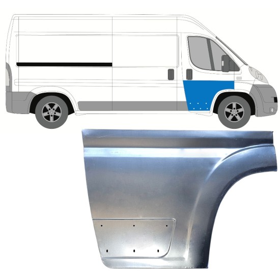 Reperaturka drzwi przednich do Fiat Ducato 2006-2026 / Prawa 16269