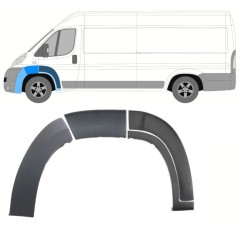 Zestaw listew błotnika przedniego do Peugeot Boxer 2006-2014 / Lewa / 14396