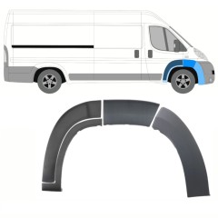 Zestaw listew błotnika przedniego do Peugeot Boxer 2006-2014 / Prawa / 14394