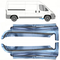 Reperaturka progu drzwi przednich do Fiat Ducato 2006- / Lewa+Prawa / Zestaw 10372