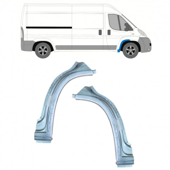 Reperaturka nadkola przedniego do Fiat Ducato 2006- / Lewa+Prawa / Zestaw 11471