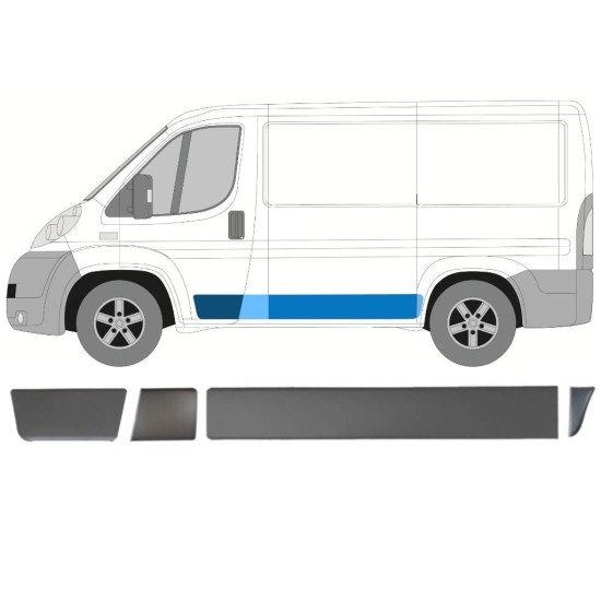 Zestaw listew do Fiat Ducato 2006-2014 / Lewa / 15026