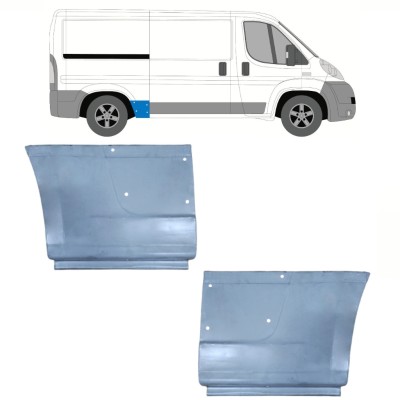 Reperaturka błotnika tylnego do Fiat Ducato 2006-2014 / Lewa+Prawa 15113