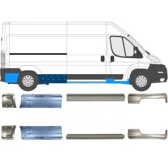 Reperaturka progu do Citroen Jumper 2006-2026 / Lewa+Prawa / Zestaw 14161