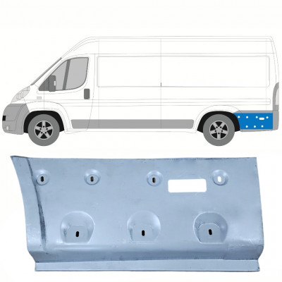 Reperaturka błotnika tylnego do Fiat Ducato 2006-  / LWB / Lewa 11666