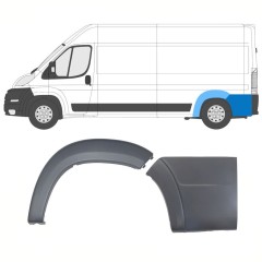 Zestaw listew błotnika tylnego do Peugeot Boxer 2006-2018 / Lewa / 14426