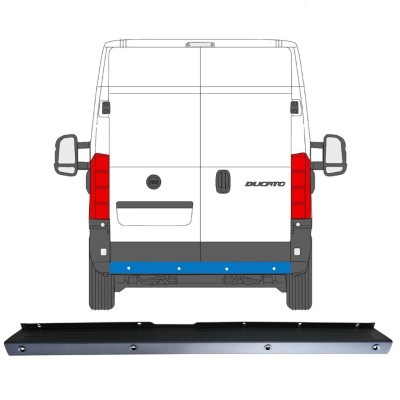 Tylny zderzak PDC do Fiat Ducato 2006-2018 16925