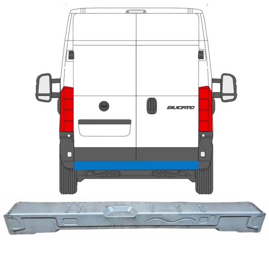 Reperaturka pasa tylnego do Fiat Ducato 2006-2026 16869