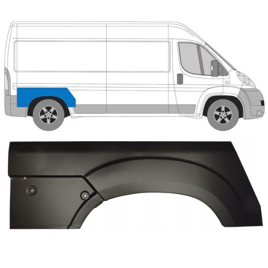 Reperaturka błotnika tylnego do Fiat Ducato 2006-2025 / Prawa 12983