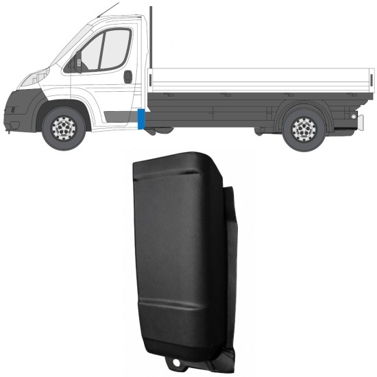 Reperaturka narożnika tylnego do Citroen Jumper 2006-2026 / Lewa 16992