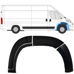 Zestaw listew błotnika przedniego do Opel Movano 2021-2023 / Prawa / 14404
