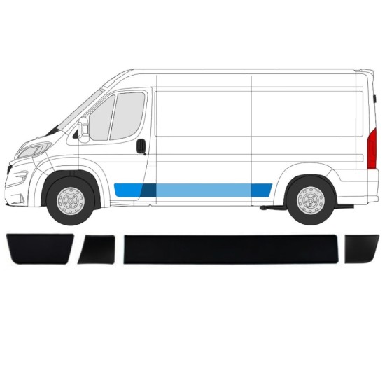 Zestaw listew do Fiat Ducato 2018- / Lewa / 15040 Zestaw listew do Fiat Ducato 2018- / Lewa / 15040