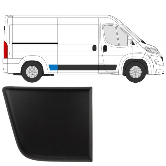 Listwa boczna błotnika tylnego do Fiat Ducato 2018- / Prawa 14804 Listwa boczna błotnika tylnego do Fiat Ducato 2018- / Prawa 14804
