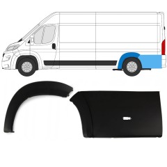 Zestaw listew błotnika tylnego do Peugeot Boxer 2018- / Lewa / 14441