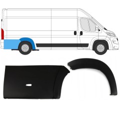 Zestaw listew błotnika tylnego do Fiat Ducato 2018- / Prawa / 8587