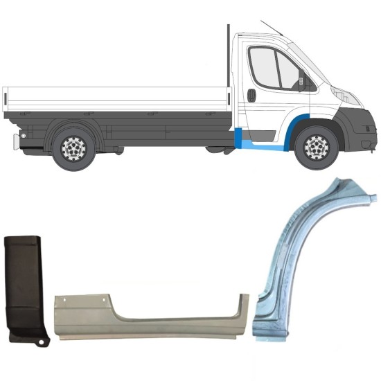 Zestaw reperaturek do Fiat Ducato 2006-2026 / Prawa / 16999