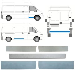Reperaturka drzwi do Citroen Jumper 1994-2006 / Lewa+Prawa / Zestaw 14356